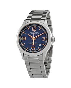 Men's MHA Stainless Steel Blue Dial Watch
