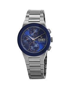 Men's Millennia Chronograph Stainless Steel Blue Dial Watch