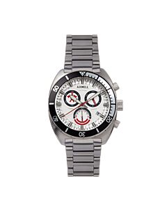 Mens-Minister-Chronograph-Stainless-Steel-White-Dial-Watch