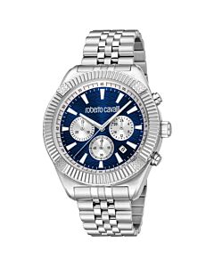 Men's Misura Chronograph Stainless Steel Blue Dial Watch