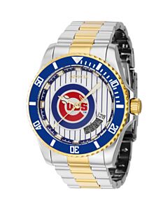 Men's MLB Stainless Steel White Dial Watch