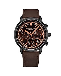 Men's Monaco Chronograph Leather Brown Dial Watch