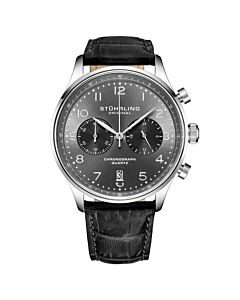 Men's Monaco Chronograph Leather Grey Dial Watch