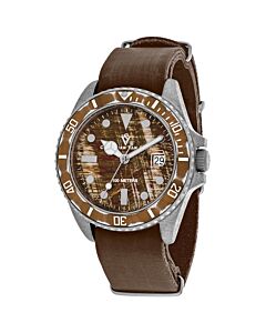 Men's Montego Vintage Leather Brown Dial Watch