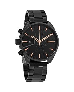 Men's MS9 Chronograph Stainless Steel Black Dial Watch