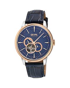Men's Mulberry Leather Blue Dial Watch