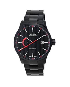Men's Multifort Stainless Steel Black Dial Watch