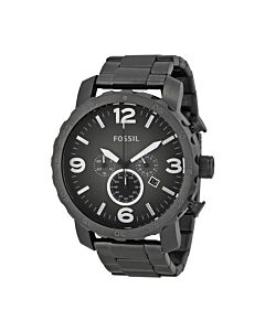 Men's Nate Chronograph Gray Dial Gray IP Stainless Steel