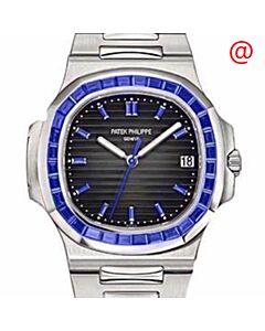 Men's Nautilus Platinum Blue Dial Watch