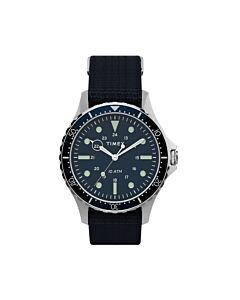 Men's Navi XL Fabric Blue Dial Watch