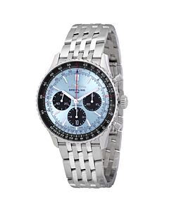Men's Navitimer Chronograph Stainless Steel Blue Dial Watch
