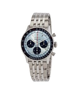 Men's Navitimer Chronograph Stainless Steel Blue Dial Watch