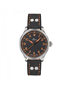 Men's Neapal (Vintage) Leather Black Dial Watch