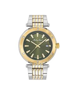 Men's Neptune Stainless Steel Green Dial Watch
