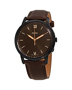 Men's Neutra Chronograph Leather Brown Dial Watch