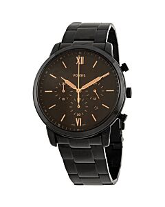 Men's Neutra Chronograph Stainless Steel Black Satin Dial Watch