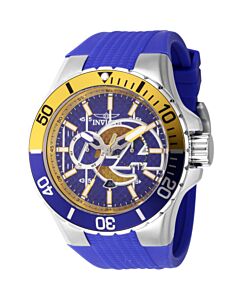 Men's NFL Silicone Blue Dial Watch
