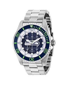 Men's NFL Stainless Steel Blue Dial Watch