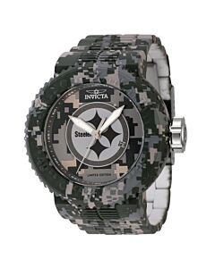 Men's NFL Stainless Steel Camouflage Dial Watch