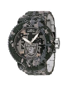 Men's NFL Stainless Steel Camouflage Dial Watch
