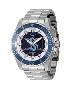 Men's NHL Stainless Steel Blue Dial Watch
