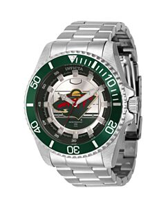 Men's NHL Stainless Steel Silver-tone Dial Watch