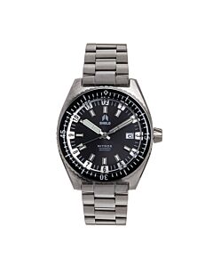 Men's Nitrox Stainless Steel Black Dial Watch