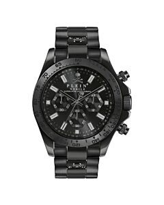 Men's Nobile Chronograph Stainless Steel Black Dial Watch