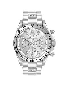 Men's Nobile Chronograph Stainless Steel Silver-tone Dial Watch
