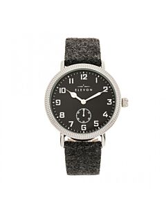 Men's Northrop Genuine Leather Black Dial Watch