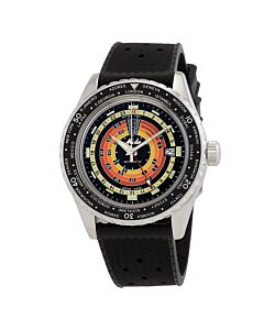 Men's Ocean Star Rubber Black Dial Watch