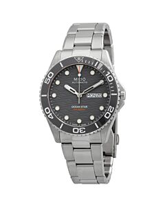 Men's Ocean Star Stainless Steel Grey Dial Watch