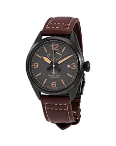 Men's Orient Star Leather Grey Dial Watch