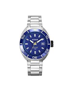 Men's Pacific Blue T25 Stainless Steel Blue Dial Watch
