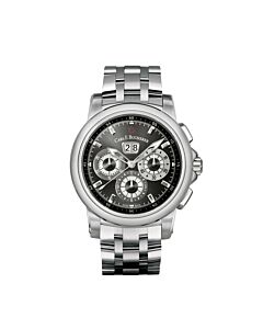Men's Patravi Chronograph Stainless Steel Black Dial Watch