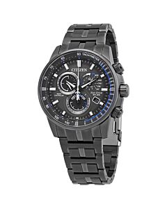 Mens-PCAT-Chronograph-Stainless-Steel-Black-Dial-Watch