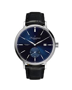 Men's Pendulum Calfskin Blue Dial Watch