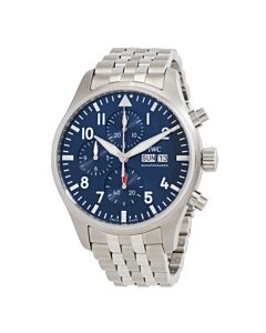Men's Pilots Chronograph Stainless Steel Blue Dial Watch