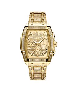 Men's Platinum Series Stainless Steel Gold-tone Dial Watch