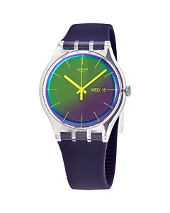 Men's Polapurple Silicone Purple Ombre Dial Watch