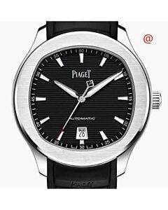 Men's Polo Rubber Black Dial Watch