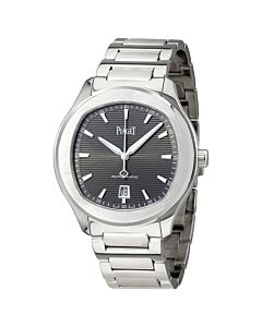 Men's Polo S Stainless Steel Grey Guilloche Dial