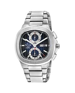 Men's Potente Chronograph Stainless Steel Blue Dial Watch