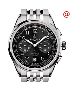 Men's Premier B01 Chronograph Stainless Steel Black Dial Watch