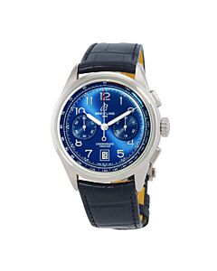 Men's Premier B01 Crocodile Leather Blue Dial Watch