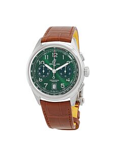 Men's Premier B01 Chronograph Alligator Green Dial Watch