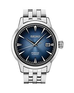 Men's Presage Stainless Steel Black / Blue Dial Watch