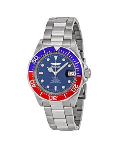 Men's Pro Diver Automatic Stainless Steel Blue Dial