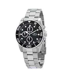 Men's Invicta Connection Chronograph Stainless Steel Black Dial Watch