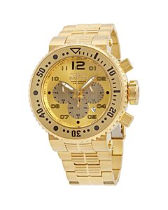 Men's Pro Diver Chronograph Stainless Steel Gold-tone Dial